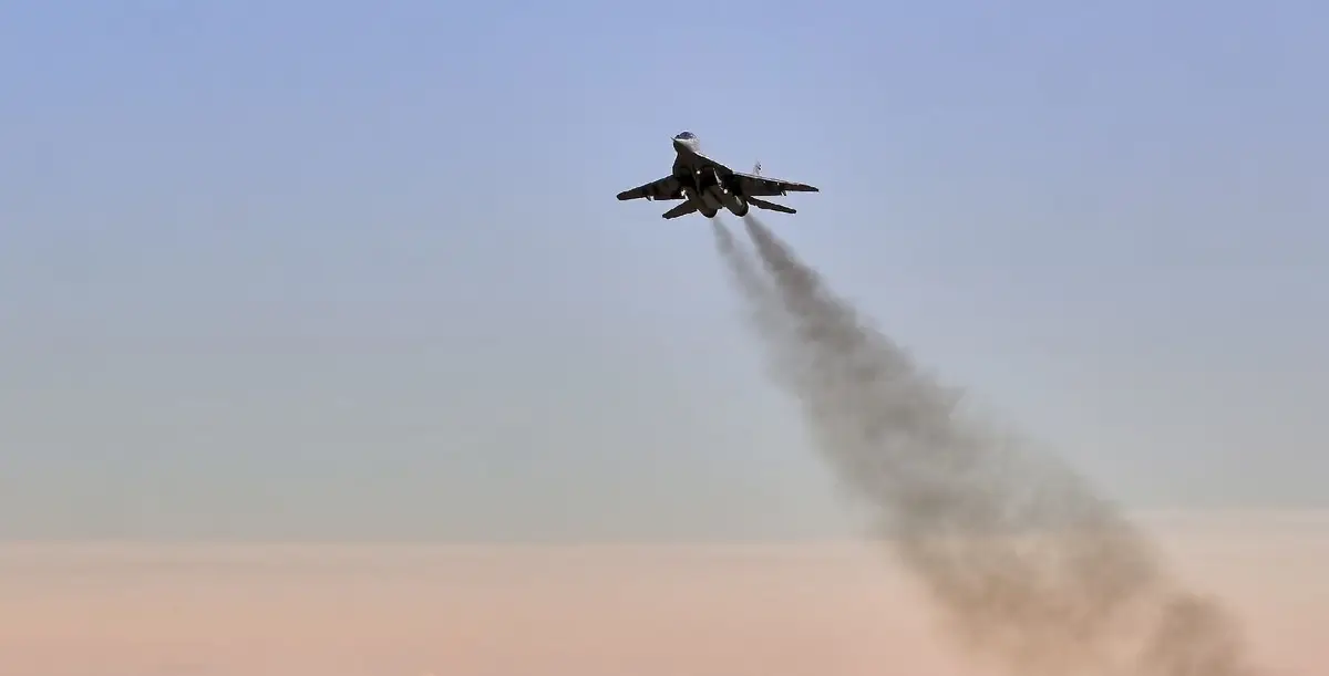Polşada hava şousuna hazırlıq zamanı "F-16" qırıcısı qəzaya uğrayıb