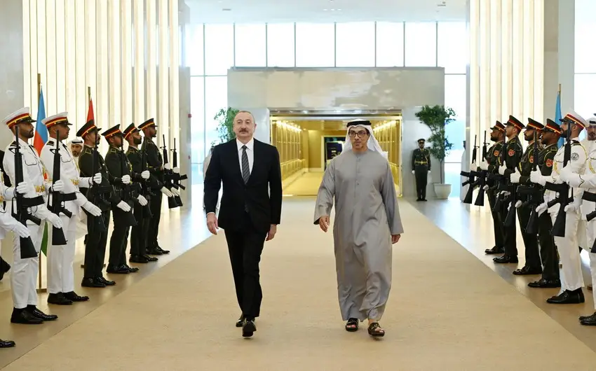 İlham Əliyev Birləşmiş Ərəb Əmirliklərində işgüzar səfərdədir