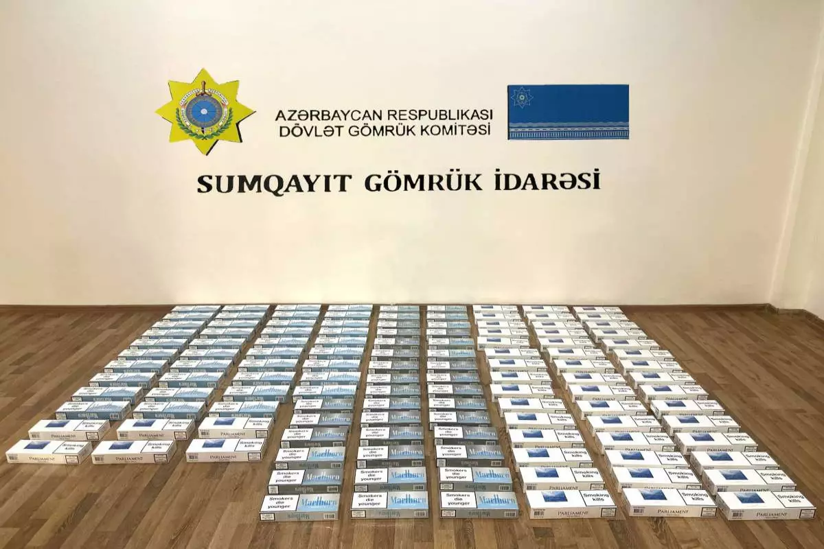 Bakıda aksiz markasız 25 min siqaret aşkarlanıb