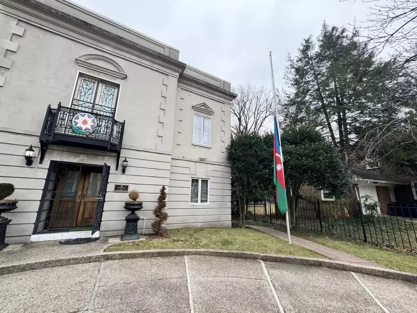 Xarici diplomatlar Azərbaycanın Vaşinqtondakı səfirliyini ziyarət ediblər - FOTO