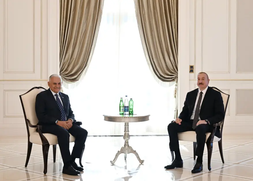 İlham Əliyev Qəbələdə Türk Dövlətləri Təşkilatının Ağsaqqallar Şurasının sədrini qəbul edib