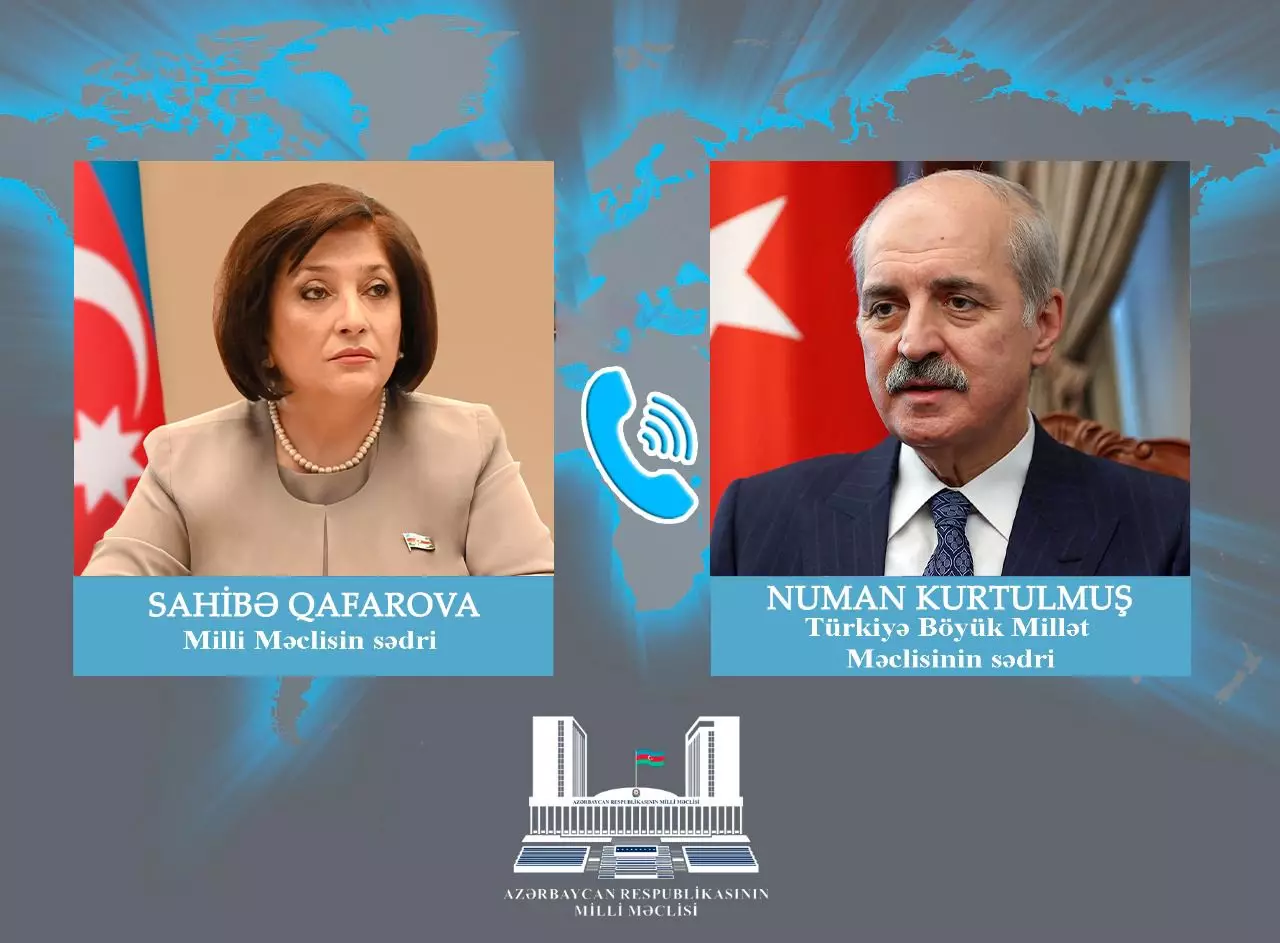 Numan Kurtulmuş təyyarə qəzası ilə əlaqədar Sahibə Qafarovaya başsağlığı verib