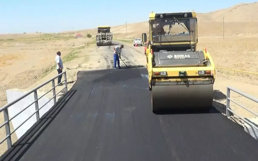 Üç kəndi birləşdirən körpü yenidən inşa olunub (FOTO)