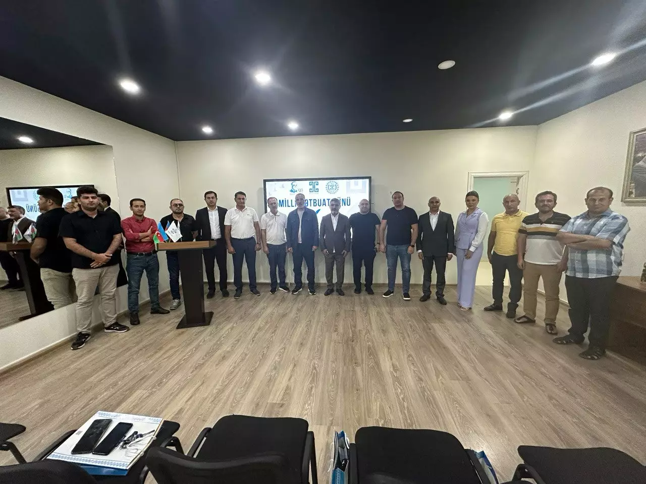 Bir qrup media nümayəndəsi "Hədəf"ə tuş gəldi - FOTOLAR
