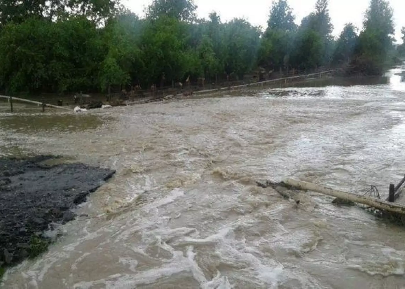 Qudiyalçaydan sel keçib