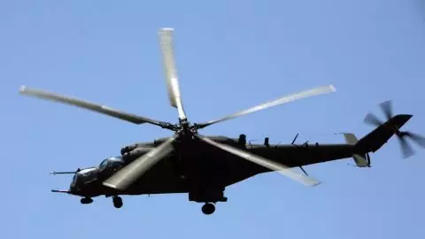 Rusiyada Mi-24 helikopteri qəzaya uğrayıb