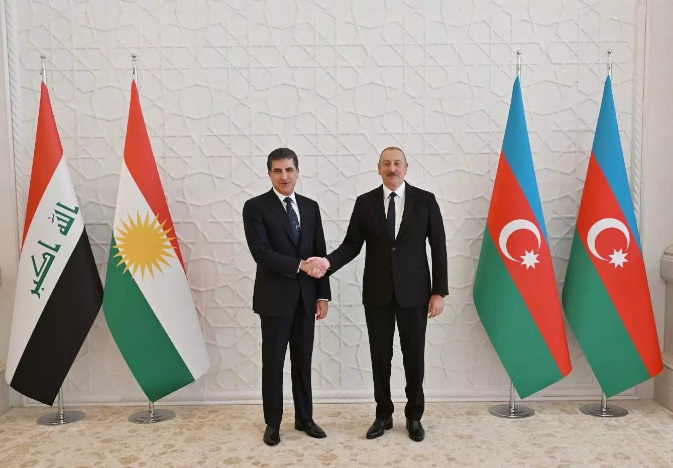 İraq Kürdüstan Regionunun başçısı Prezident İlham Əliyevi təbrik edib