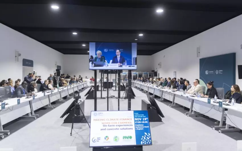 Bakıda “Fermerlər üçün İqlim Maliyyəsinin işlək mexanizmi" mövzusunda panel müzakirələr keçirilib - FOTO