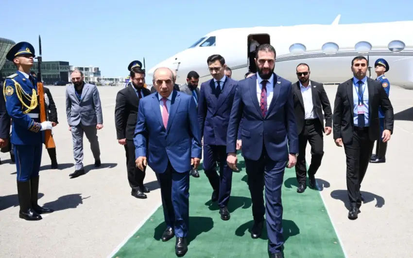 Suriya Prezidenti Azərbaycana işgüzar səfərə gəlib - YENİLƏNİB