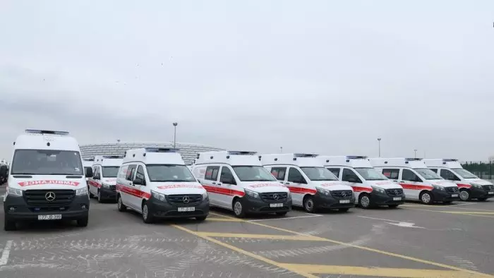 Naxçıvan üçün 13,8 milyon manatlıq təcili tibbi yardım avtomobilləri sifariş edildi