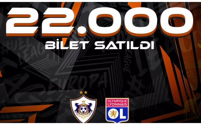 "Qarabağ" - "Lion" oyununa 22000 bilet satılıb
