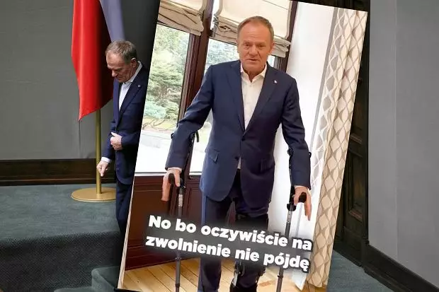 Polşa baş naziri xizək sürmək istədi, bu hala düşdü - VİDEO