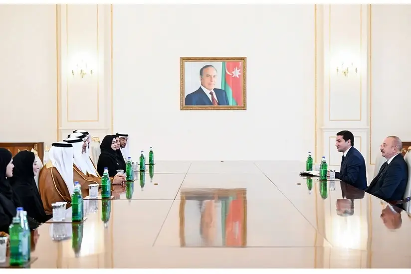 Prezident Birləşmiş Ərəb Əmirlikləri Federal Milli Şurasının sədrini qəbul edib