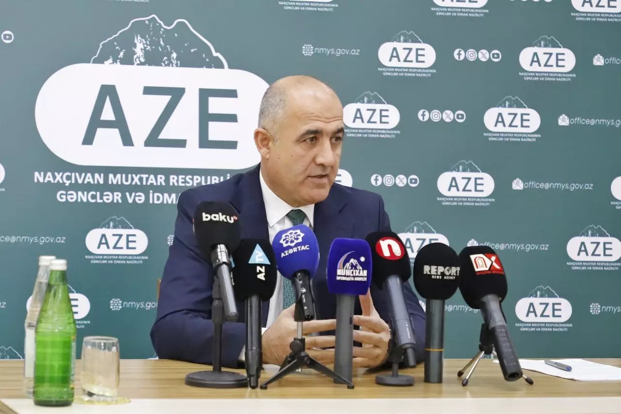 Naxçıvan Muxtar Respublikası Gənclər və İdman Nazirliyi mətbuat konfransı keçirib