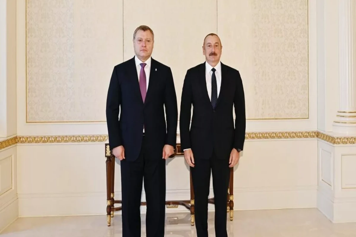Həştərxan vilayətinin qubernatoru Prezident İlham Əliyevi təbrik edib