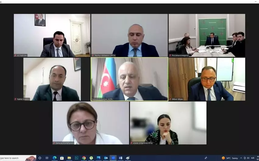 AQTA və “Rosselxoznadzor” arasında bir sıra məsələlər müzakirə edilib