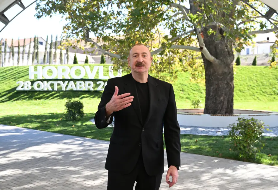 Azərbaycan Prezidenti: Bugünkü reallıq, bugünkü gün ədalətin təntənəsidir