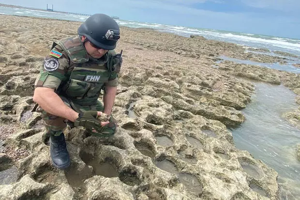 Bakıda əl qumbarası aşkarlandı  