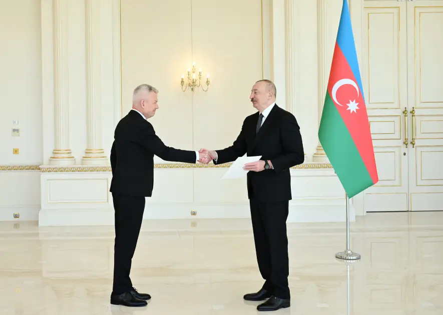 İlham Əliyev Polşanın yeni səfirinin etimadnaməsini qəbul edib - FOTO