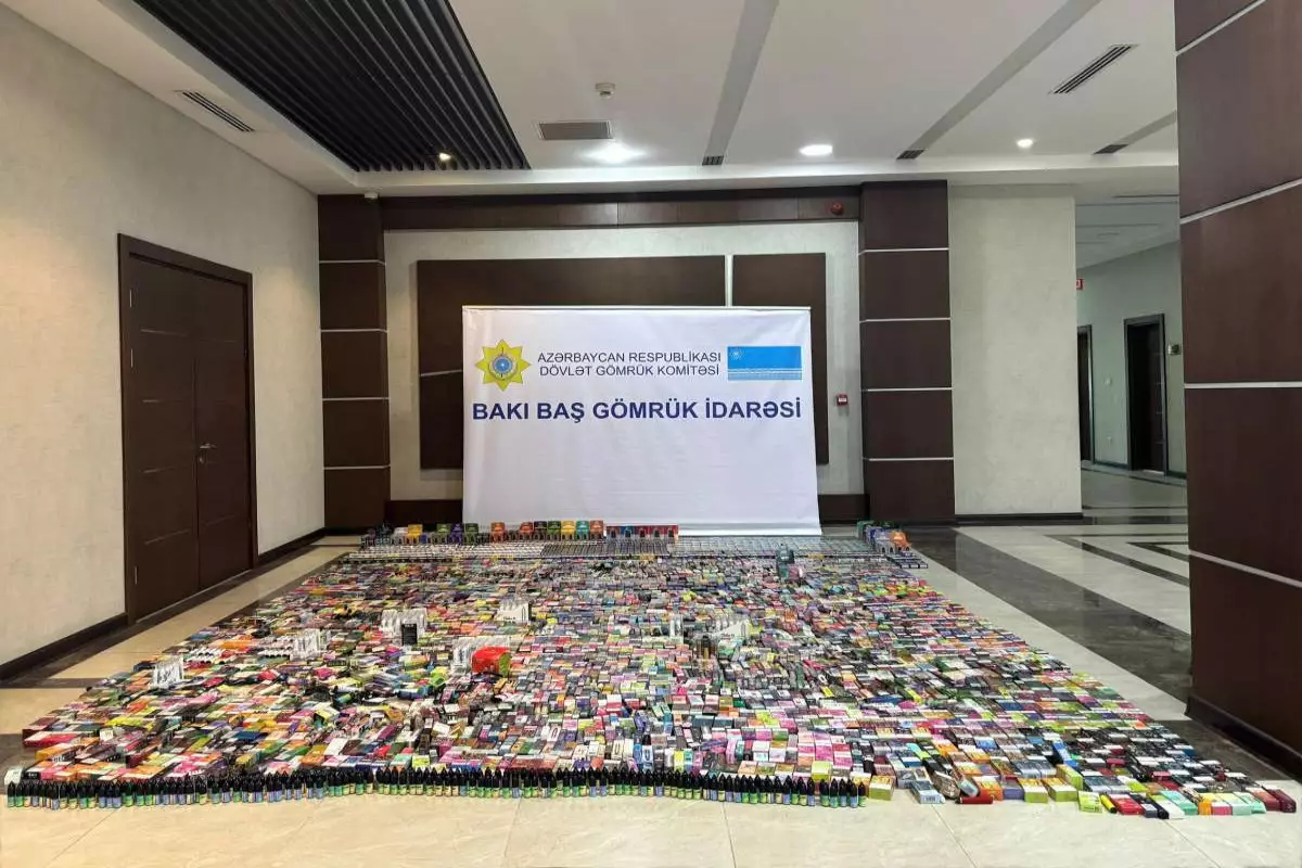 Bakıda mağazada külli miqdarda aksiz markasız elektron siqaret aşkar edilib - FOTO