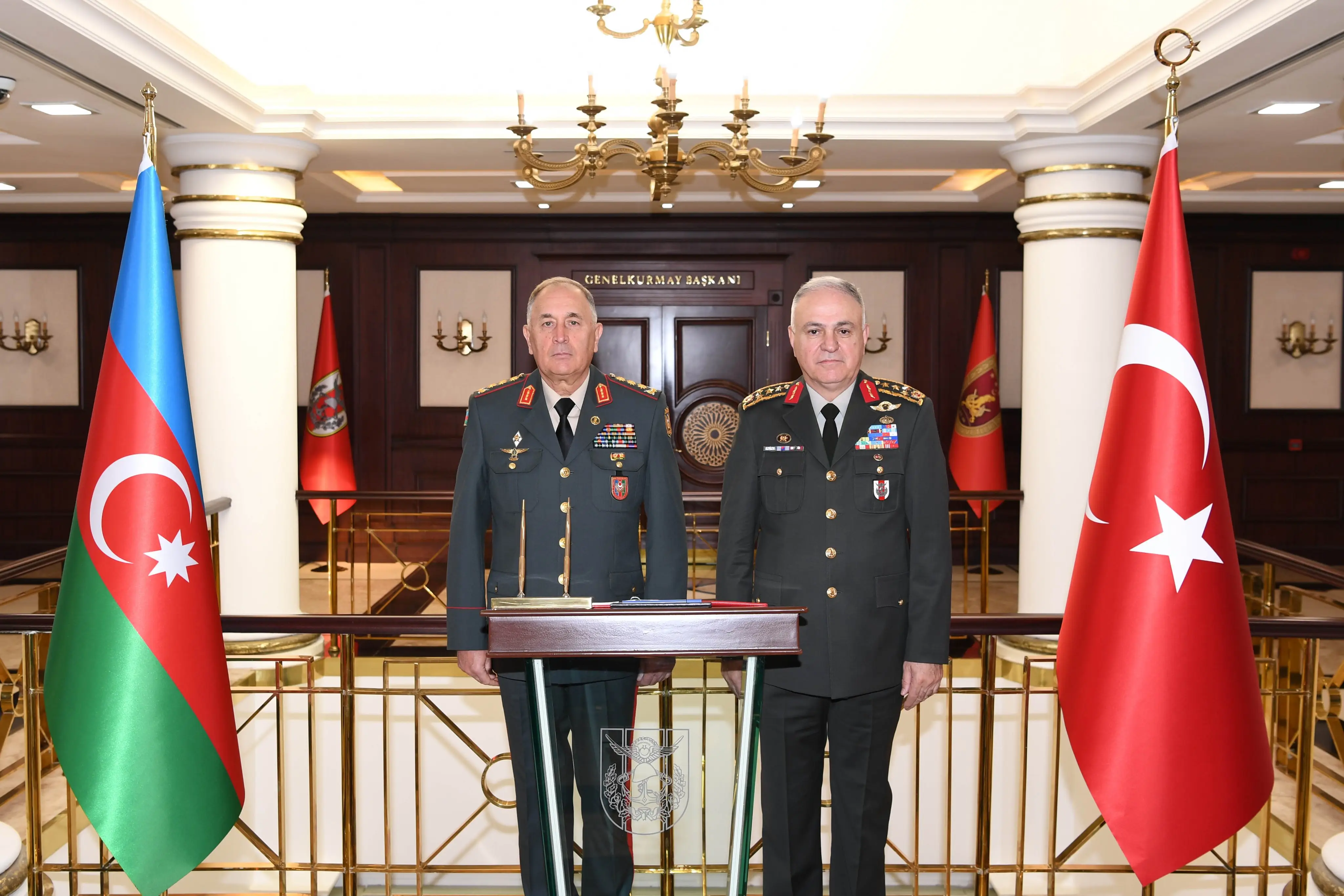 Azərbaycan-Türkiyə hərbi əməkdaşlığı müzakirə olunub - YENİLƏNİB - FOTO