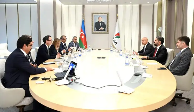 SOCAR-ın prezidenti “Emerson Electric Co.” şirkətinin rəsmisi ilə görüşüb - FOTO