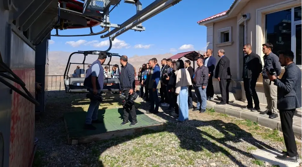 Naxçıvanda mediatur çərçivəsində jurnalistlər “Ağbulaq”da olublar - FOTO
