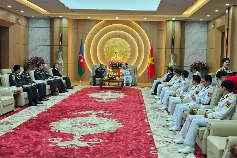 Zakir Həsənov Vyetnam HDQ Komandanlığında olub - FOTO