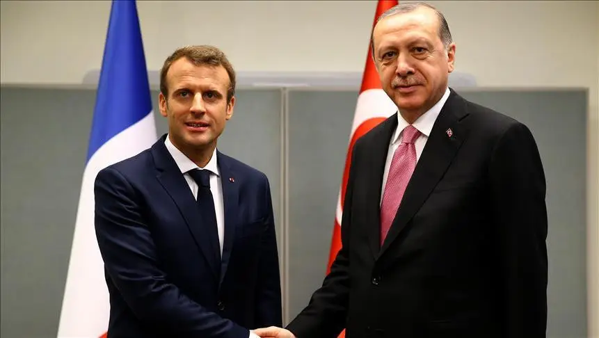 Ərdoğan və Makron Yaxın Şərqdəki vəziyyəti müzakirə ediblər
