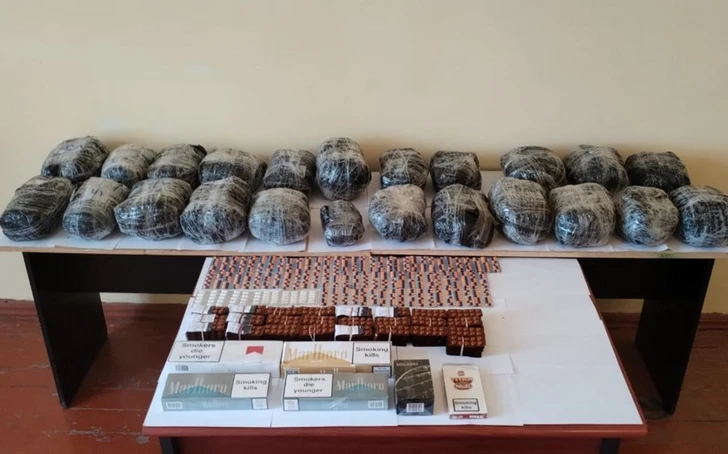 Avqust ayında dövlət sərhədində dəyəri 4,5 milyon manatdan çox olan qaçaqmal tutulub