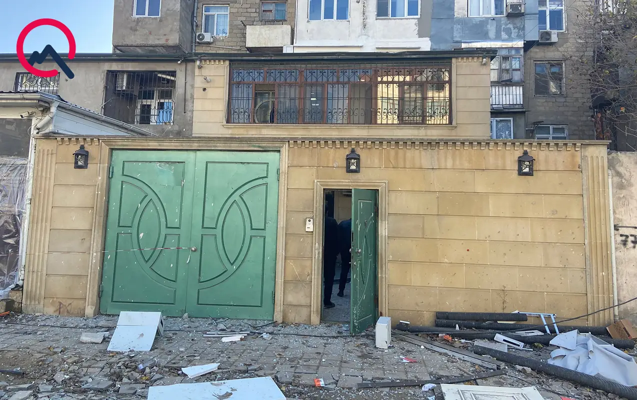 Partlayışda yaxınlıqdakı tikililərə də ziyan dəydi