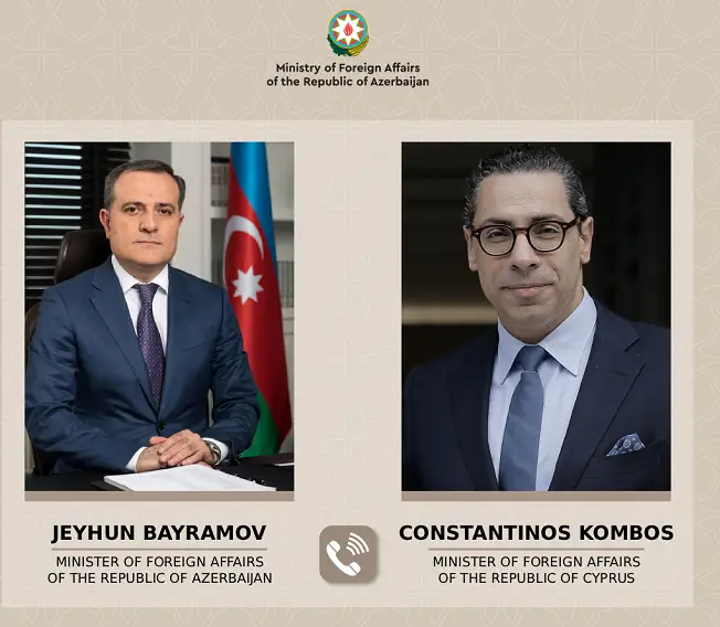 Azərbaycan və Kipr XİN başçıları arasında telefon danışığı olub