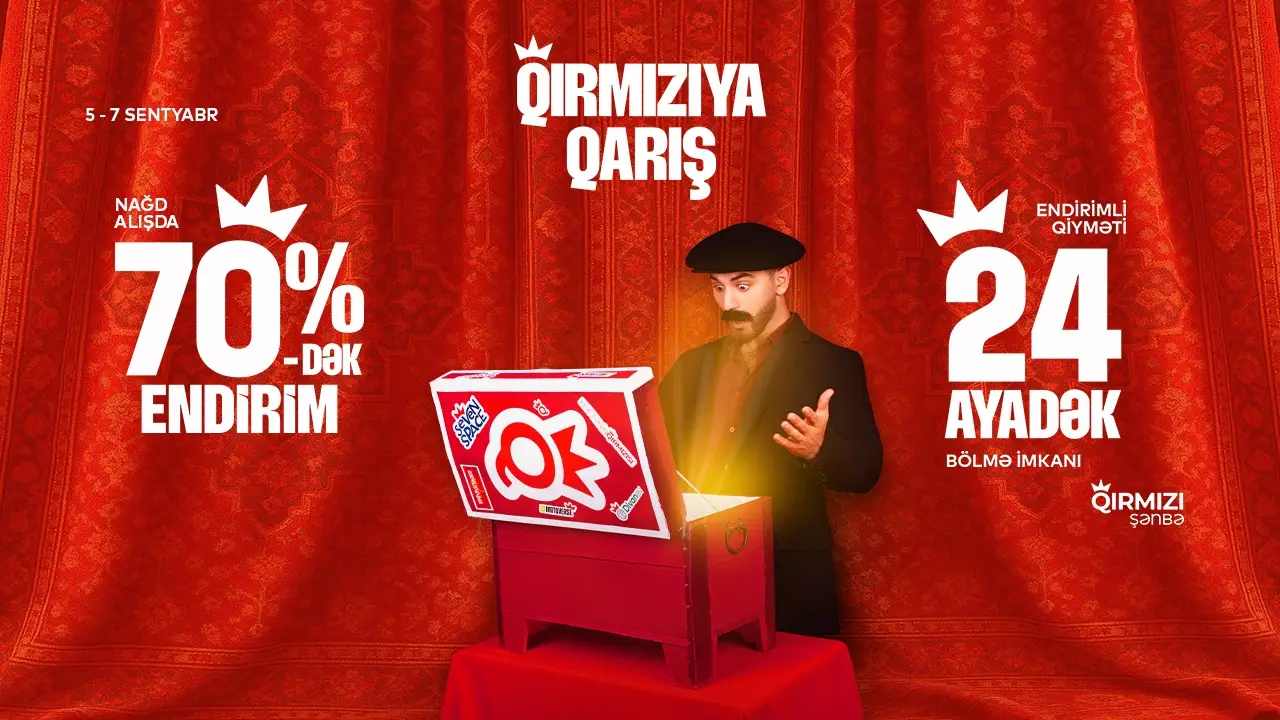 “Qırmızı şənbə!” - “Baku Electronics”də 70%-dək ENDİRİM - VİDEO