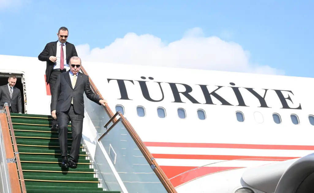 Rəcəb Tayyib Ərdoğan Azərbaycana səfərə gəlib - FOTO