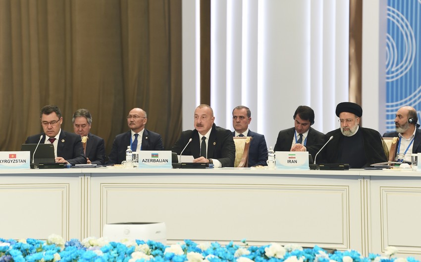 İlham Əliyev Astanada sammit iştirakçılarını Ermənistanın cinayətləri barədə məlumatlandırıb