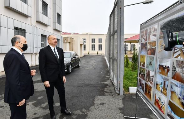 İlham Əliyev yeni inşa edilmiş müasir penitensiar müəssisələrdə yaradılan şəraitlə tanış oldu - FOTO