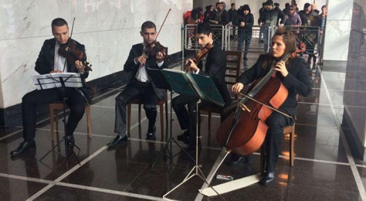 Bakı metrosunda bayram konserti - FOTO/VİDEO