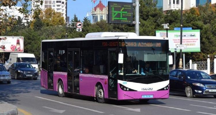 Bu avtobusların hərəkətində dəyişiklik edilib (FOTO)