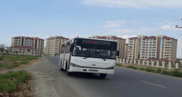 Məcburi köçkünlər üçün yeni salınan yaşayış kompleksinə marşrut açılıb