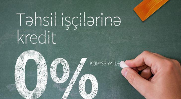 Unibank təhsil işçiləri üçün komissiyasız kredit kampaniyası keçirir