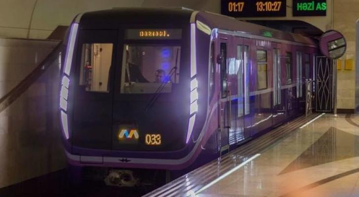 Bakı metrosun daha 2 yeni qatar xəttə buraxıldı