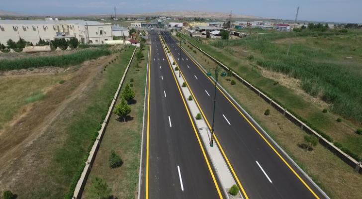 Goranboyda 40 kilometr avtomobil yolu yenidən qurulub