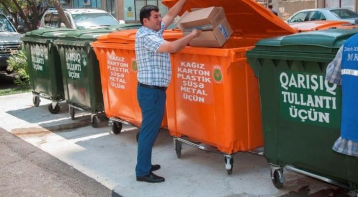 Bakıda zibil qutularına çiplər quraşdırılacaq