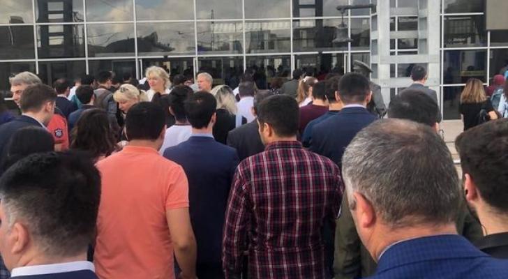 Sumqayıt-Bakı qatarında gecikmə - FOTO