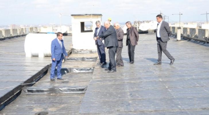 Bakıda 380 binanın dam örtüyü təmir edilir