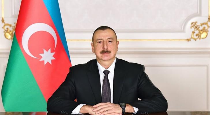 Prezident Ağdaşda yeni avtomobil yolunun açılışında iştirak edib
