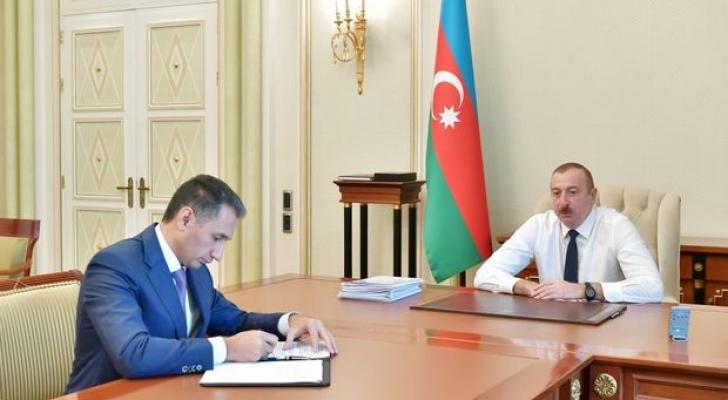 İlham Əliyev “Azərkosmos”un sədrini qəbul etdi - FOTO