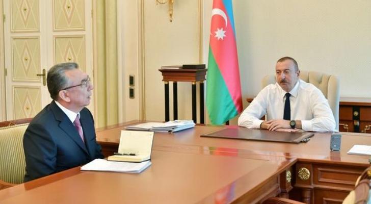 İlham Əliyev Eldar Əzizovu qəbul etdi