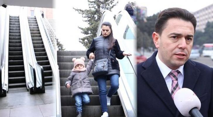 Bakıdakı eskalatorlar SÖKÜLƏCƏK? - Rəsmi CAVAB