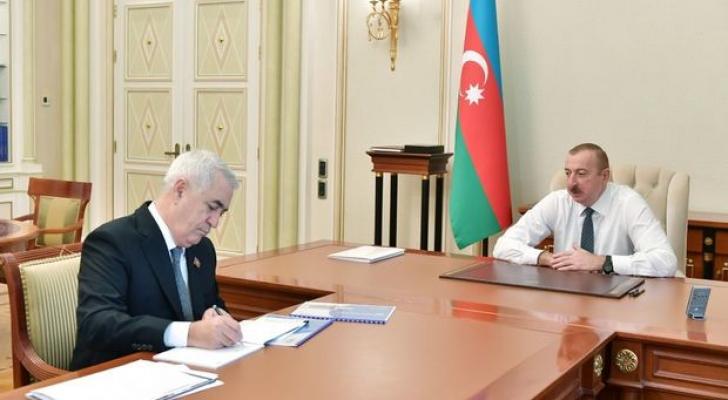İlham Əliyev Cavid Qurbanovu qəbul edib - FOTO